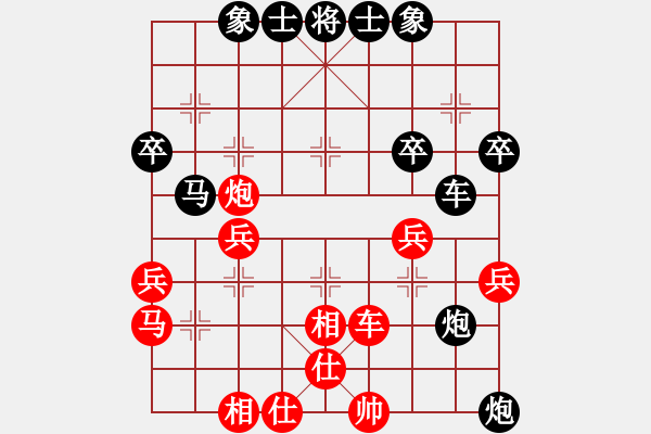 象棋棋譜圖片：圣斗士之父(3段)-負(fù)-隨意嘲諷(6段) - 步數(shù)：40 