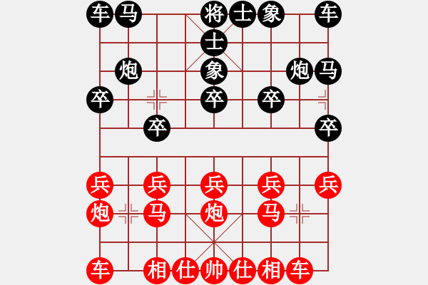 象棋棋譜圖片：貴縣小棋王(8段)-勝-溫州馬嶼(月將) - 步數(shù)：10 