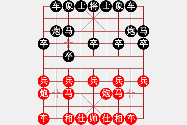 象棋棋譜圖片：玩命的微笑(9星)-和-直上云霄(9星) - 步數(shù)：10 