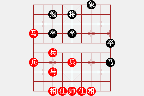 象棋棋譜圖片：bbboy002(9級)-勝-朝天一棍(2段) - 步數(shù)：50 