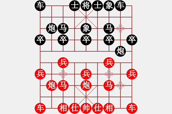 象棋棋譜圖片：分紅比例符合技術(shù)開 勝 師傅 - 步數(shù)：10 