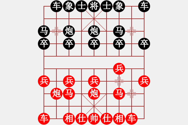 象棋棋譜圖片：代天巡狩[紅] -VS- 譜絲醉打[黑] - 步數(shù)：10 