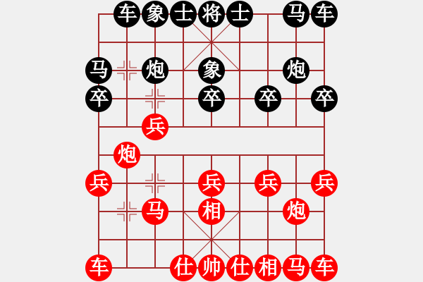 象棋棋譜圖片：yyyzzzhhh(7級(jí))-負(fù)-攻城獅(7級(jí)) - 步數(shù)：10 