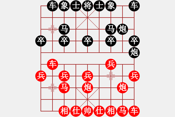 象棋棋譜圖片：醉棋渡河[紅] -VS- 杜鵑長(zhǎng)瑩[黑] - 步數(shù)：10 