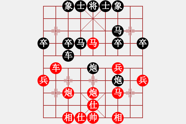 象棋棋譜圖片：臨汾唐家駒 先負 陽泉鹿小兵 2006年山西象棋錦標賽 - 步數(shù)：30 