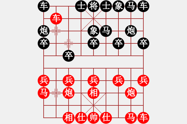 象棋棋譜圖片：測評(píng) 對(duì)邊炮 - 步數(shù)：10 