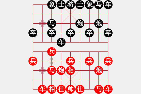 象棋棋譜圖片：生死決(人王)-負-下山王(至尊) - 步數：10 