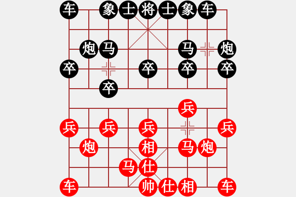 象棋棋譜圖片：♂真愛一生♀..[1579761267] -VS- 兩頭蛇[406039482] - 步數(shù)：10 