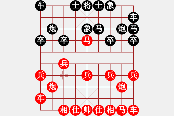 象棋棋譜圖片：‖棋家軍‖皎月[2739506104] -VS- 一只小小鳥[952996809] - 步數(shù)：10 