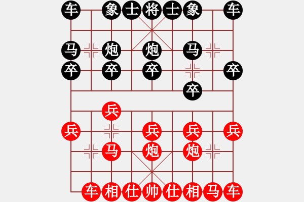 象棋棋譜圖片：人生如酒(9段)-和-華峰論棋(日帥) - 步數(shù)：10 