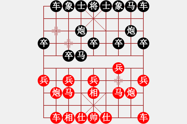 象棋棋譜圖片：馮柏喬先勝陳毅熹 - 步數(shù)：10 