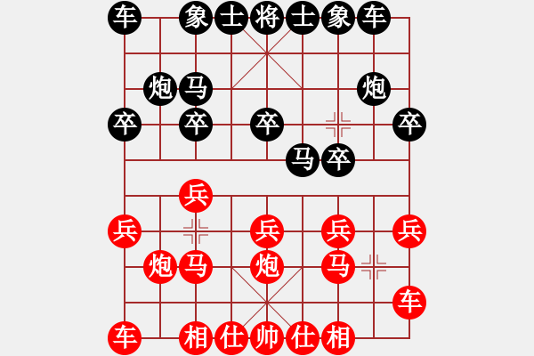 象棋棋譜圖片：棋友-棋有此理[2287391466] -VS- 棋友-魚鳥[575644877] - 步數(shù)：10 