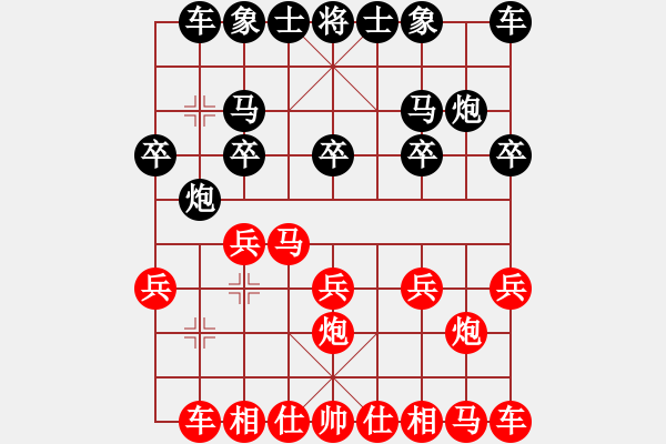 象棋棋譜圖片：紫薇花對(duì)紫微郎 負(fù) 即象一卒 - 步數(shù)：10 