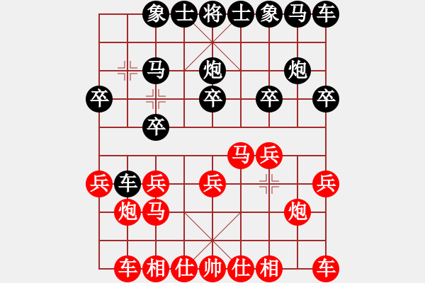 象棋棋譜圖片：第12局 饒先屏風(fēng)馬直車局 本變 - 步數(shù)：10 