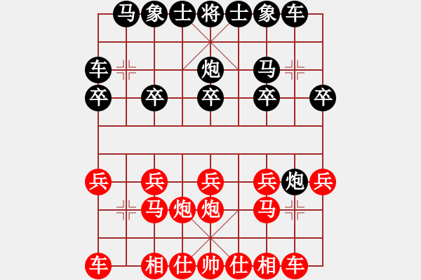 象棋棋譜圖片：江南一匹狼(4段)-負-閃電手(8段) - 步數(shù)：10 