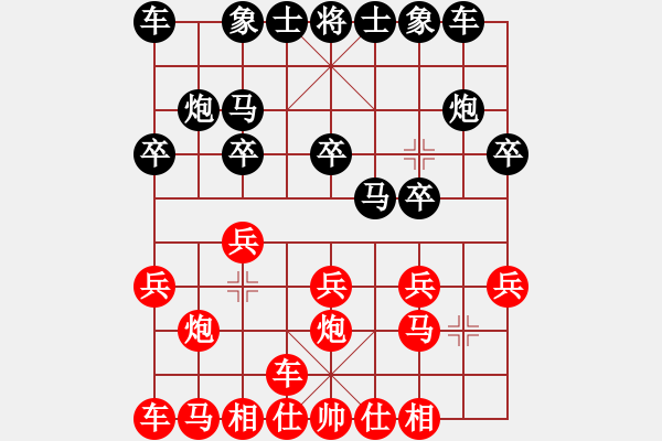 象棋棋谱图片：杨朗对孙浩宇 - 步数：10 