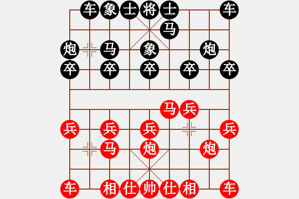 象棋棋譜圖片：黃運興 先負 莊宏明 - 步數(shù)：10 