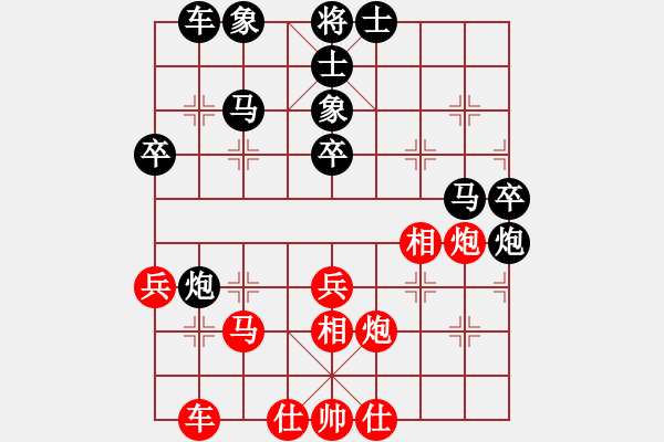 象棋棋譜圖片：弈海風(fēng)云[紅] -VS- 無名[黑]1 - 步數(shù)：40 