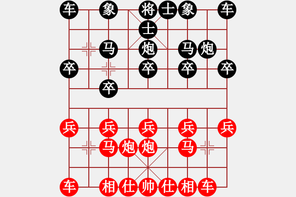 象棋棋譜圖片：青島體育總會(huì) 董鈺鑫 負(fù) 大連體育總會(huì) 劉欣怡 - 步數(shù)：10 