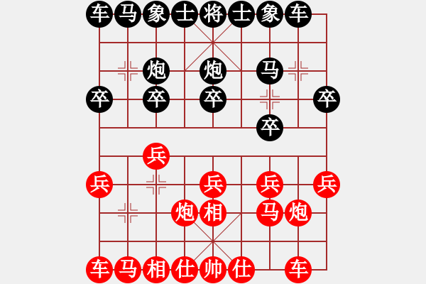 象棋棋譜圖片：冰雪衛(wèi)士(1段)-負-揚中二號(5段) - 步數(shù)：10 