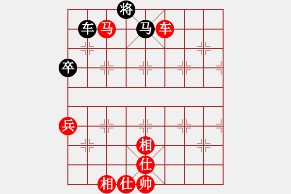 象棋棋譜圖片：觀棋原來也有很意思（過宮炮開局，殘局很有意思） - 步數(shù)：100 