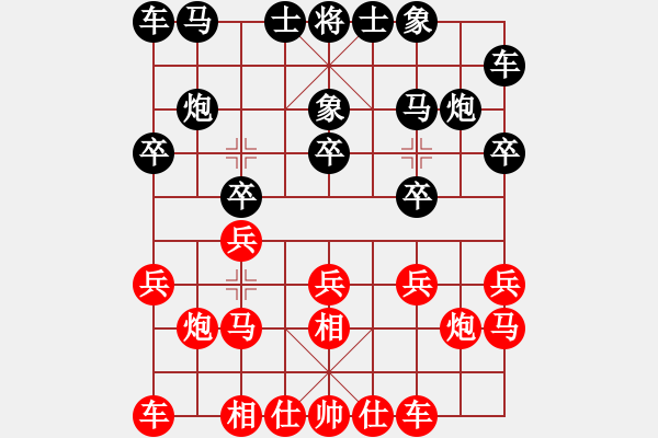 象棋棋譜圖片：商業(yè)庫(kù)匯總(北斗)-負(fù)-三核滅華山(9星) - 步數(shù)：10 