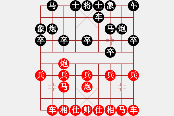 象棋棋谱图片：chuchu(3段)-负-我爱狐狸精(1段) - 步数：10 