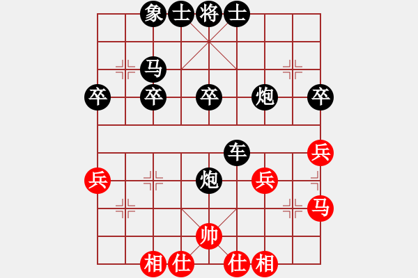 象棋棋譜圖片：臭棋熏天[紅] -VS- 橫才俊儒[黑] - 步數(shù)：38 