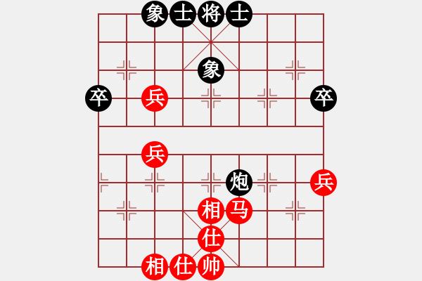 象棋棋譜圖片：2006年第三屆梁山賽第九輪：太空夢(mèng)幻二(4r)-和-楚水飛云(2級(jí)) - 步數(shù)：60 