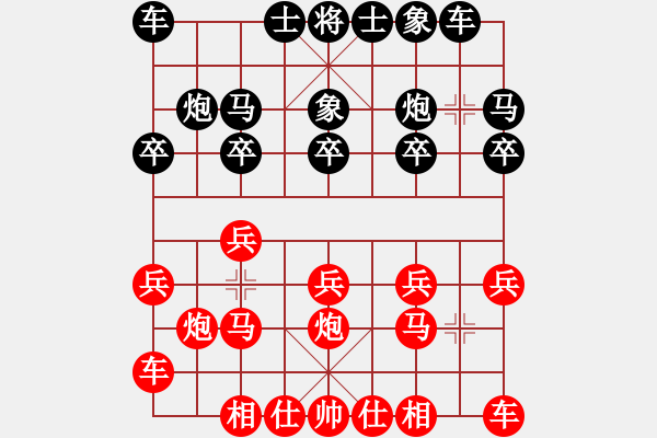 象棋棋譜圖片：《學習大師后手》邊馬7路炮破起馬局進馬前兵后補中炮左橫車快馬盤河 - 步數(shù)：10 