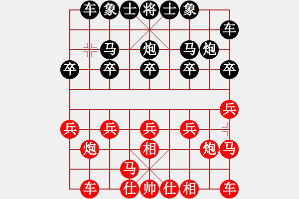 象棋棋譜圖片：博時(8級)-勝-wanshun(8級) - 步數(shù)：10 