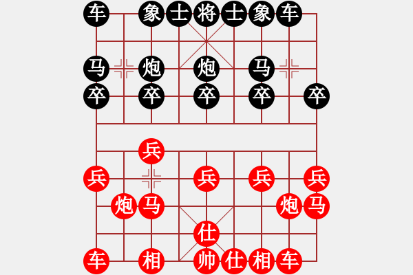 象棋棋譜圖片：『鳳凰傳說』℡金鳳[紅] -VS- 夕陽俠[黑] - 步數(shù)：10 