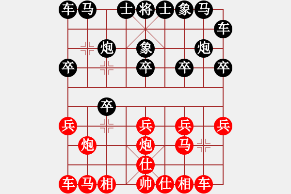 象棋棋譜圖片：瓜瓜是蛋蛋(人王)-負-夢從此逝(至尊) - 步數(shù)：10 