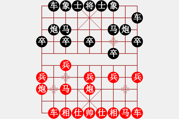 象棋棋譜圖片：深圳弈川象棋俱樂部隊(duì) 李少庚 勝 廣東御圣隊(duì) 黃光穎 - 步數(shù)：10 