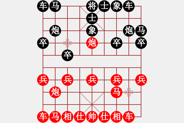 象棋棋譜圖片：哈密感瓜(6段)-勝-氣嚇(2段) - 步數(shù)：10 