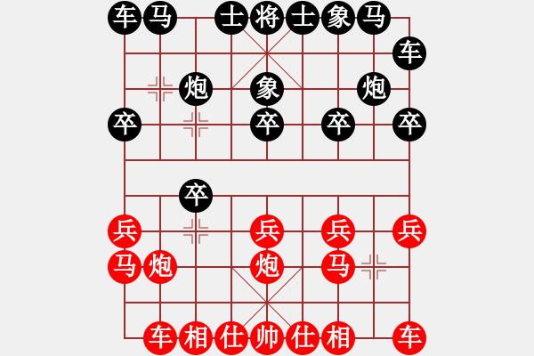 象棋棋譜圖片：1234 - 步數(shù)：10 