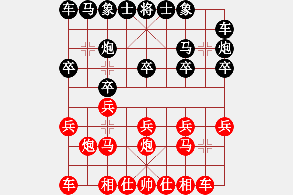 象棋棋譜圖片：冢[80183739] -VS- ★棋壇尊者★[407612993] - 步數(shù)：10 