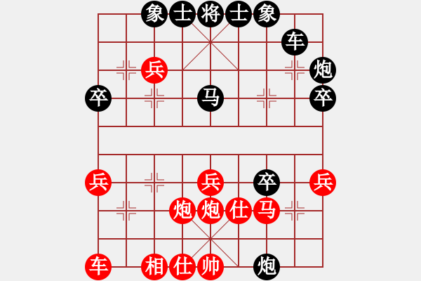 象棋棋譜圖片：過河卒[790546232] -VS- 蒙哥[752075265] - 步數(shù)：30 