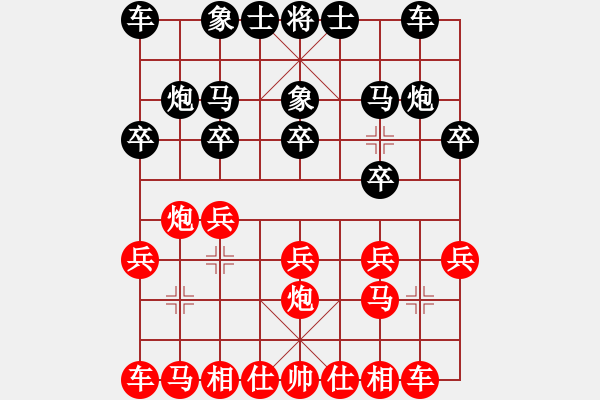 象棋棋譜圖片：劉鈺 先勝 時(shí)鳳蘭 - 步數(shù)：10 