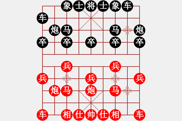 象棋棋譜圖片：揚(yáng)州將帥(5星)-負(fù)-wwsshnr(1星) - 步數(shù)：10 