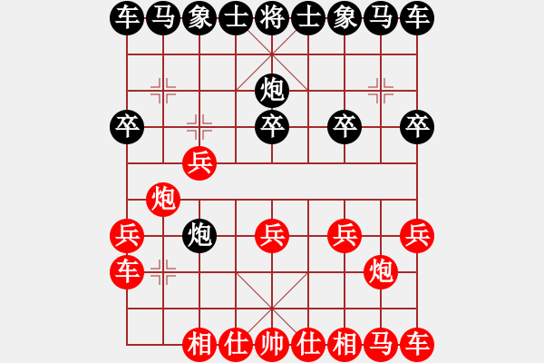 象棋棋譜圖片：陳雄青(4段)-勝-申城王無敵(4段) - 步數(shù)：10 