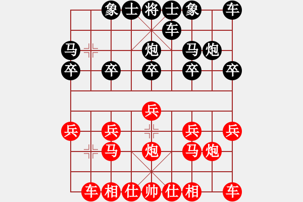 象棋棋譜圖片：熱血盟●溫柔一刀[紅] -VS- 熱血盟●不休[黑] - 步數(shù)：10 