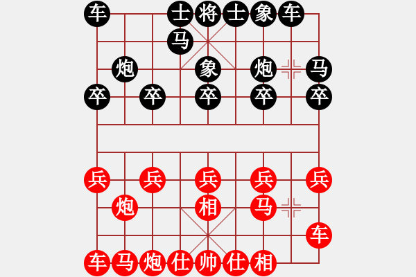 象棋棋譜圖片：東萍象棋網(wǎng)[88081492] -VS- 鬼子進(jìn)村[1505472870] - 步數(shù)：10 