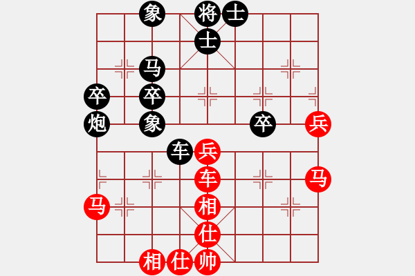 象棋棋譜圖片：酒泉代表隊(duì) 潘琪玉 和 陜西中核隊(duì) 馬長安 - 步數(shù)：55 