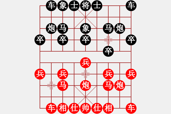 象棋棋譜圖片：象棋愛好者 (對(duì)) 象棋巫師(特級(jí)大師)和局.PGN - 步數(shù)：10 