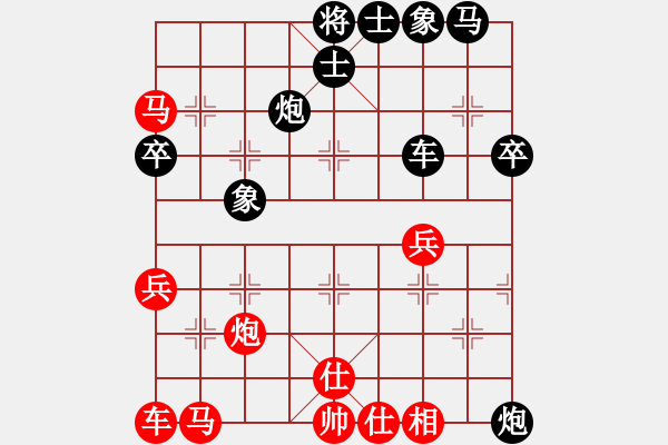 象棋棋譜圖片：傲月畫君子(8段)-勝-武林外傳(9段)五七炮對(duì)屏風(fēng)馬進(jìn)３卒右馬外盤河 - 步數(shù)：40 