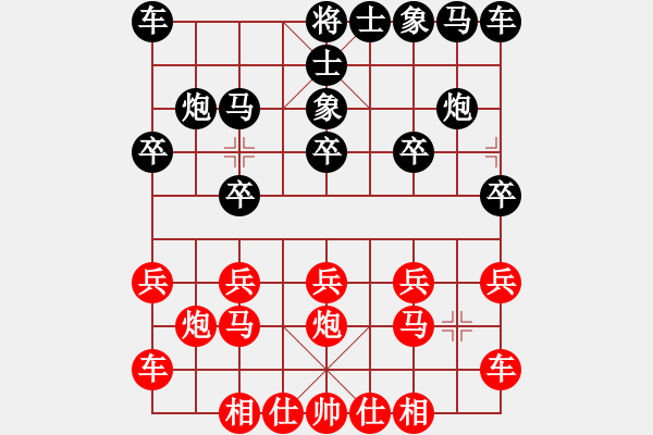 象棋棋譜圖片：橫才俊儒[292832991] -VS- ┌℡牧野小超 [274647234] - 步數(shù)：10 