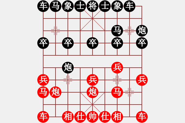 象棋棋譜圖片：佛緣圣地(9段)-負(fù)-無(wú)情門(mén)冷血(8段) - 步數(shù)：10 