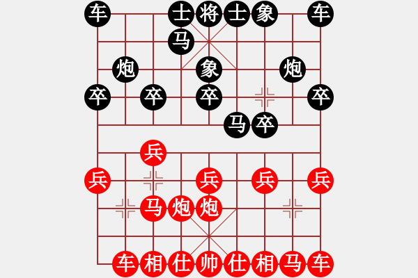 象棋棋譜圖片：獨(dú)自來偷歡(8段)-和-詩書禮易樂(7段) - 步數(shù)：10 