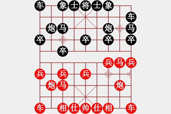 象棋棋譜圖片：zhang111111(十四級(jí))vs懸疑驚險(xiǎn)象棋(三級(jí))2015-12-05.ccf - 步數(shù)：10 